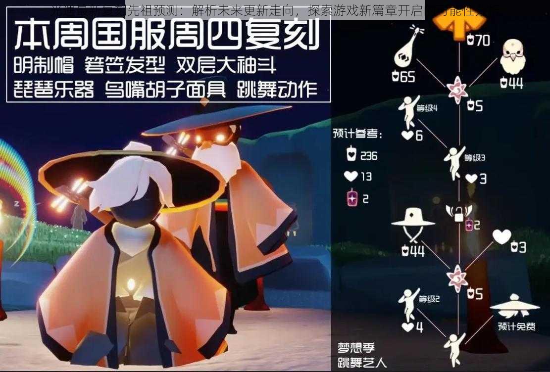 光遇最新复刻先祖预测:解析未来更新走向,探索游戏新篇章开启的可能性分析