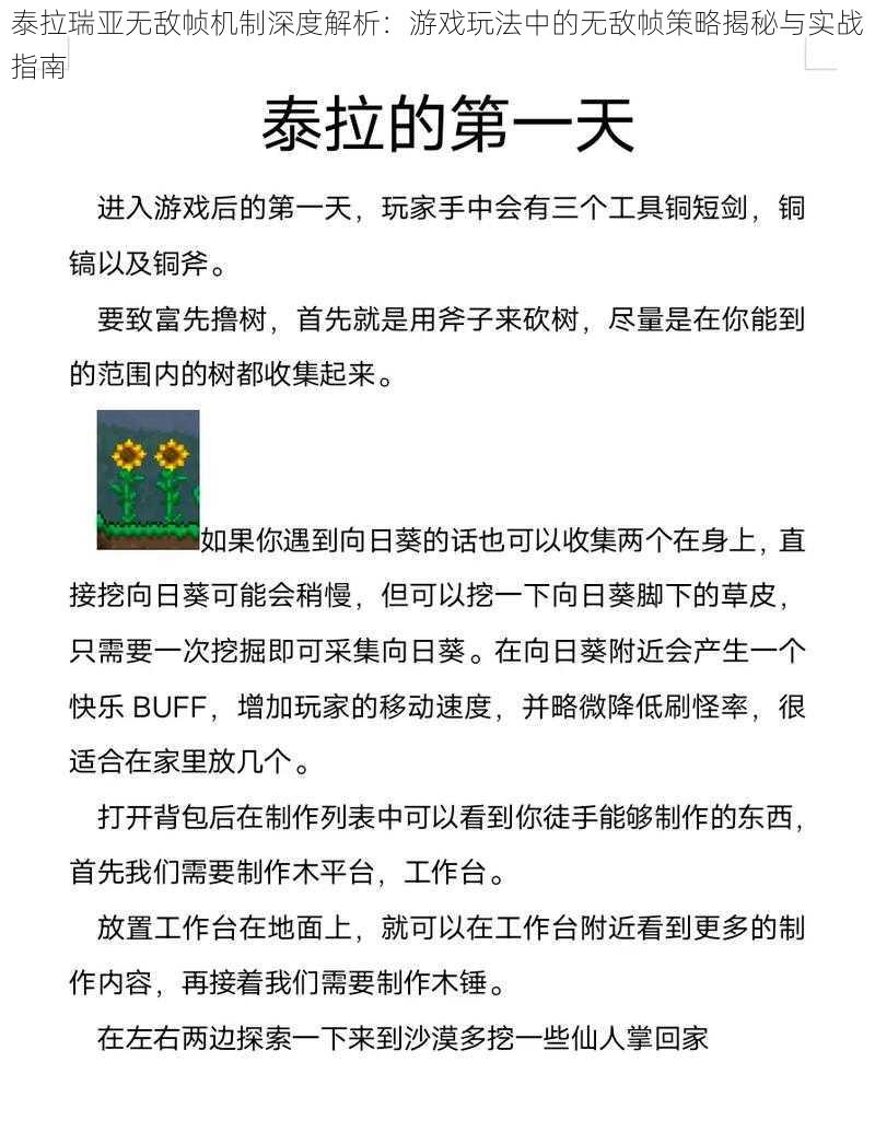 泰拉瑞亚无敌帧机制深度解析:游戏玩法中的无敌帧策略揭秘与实战指南