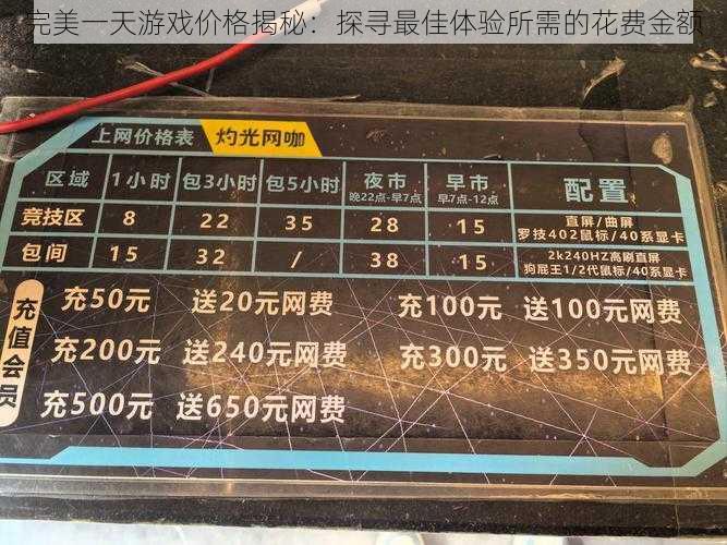 完美一天游戏价格揭秘:探寻最佳体验所需的花费金额